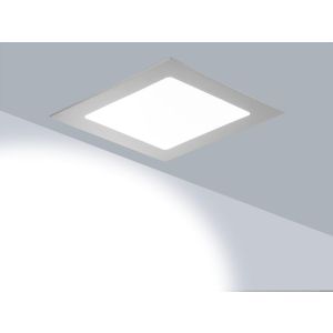 CARTA Q - 12 WATT LED-Einbaustrahler aus weißem ABS für Gipskartonplatten