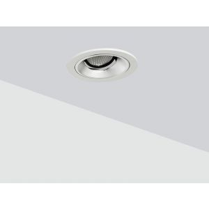 SAMMY - Foco empotrable LED de 7 Watios de aluminio blanco para placas de yeso