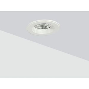 TOM - Spot LED encastrable 7 Watt en aluminium blanc pour plaque de plâtre